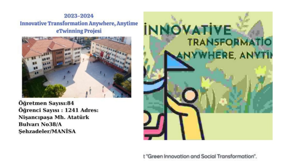 eTwinning Proje: Innovative Transformation Anywhere Anytime