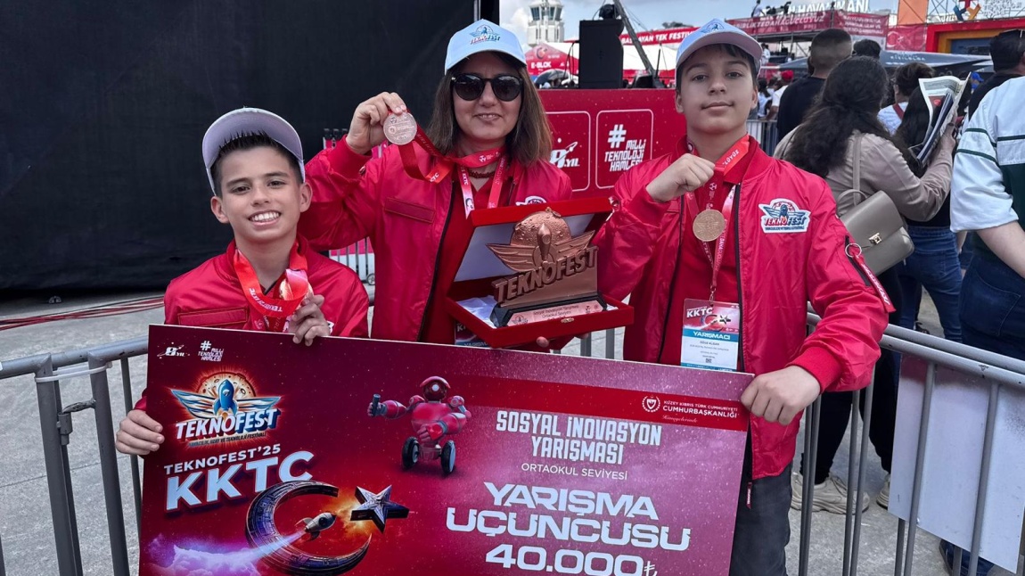 Teknofest Yarışmasında Öğrencimiz Dünya 3.sü Oldu